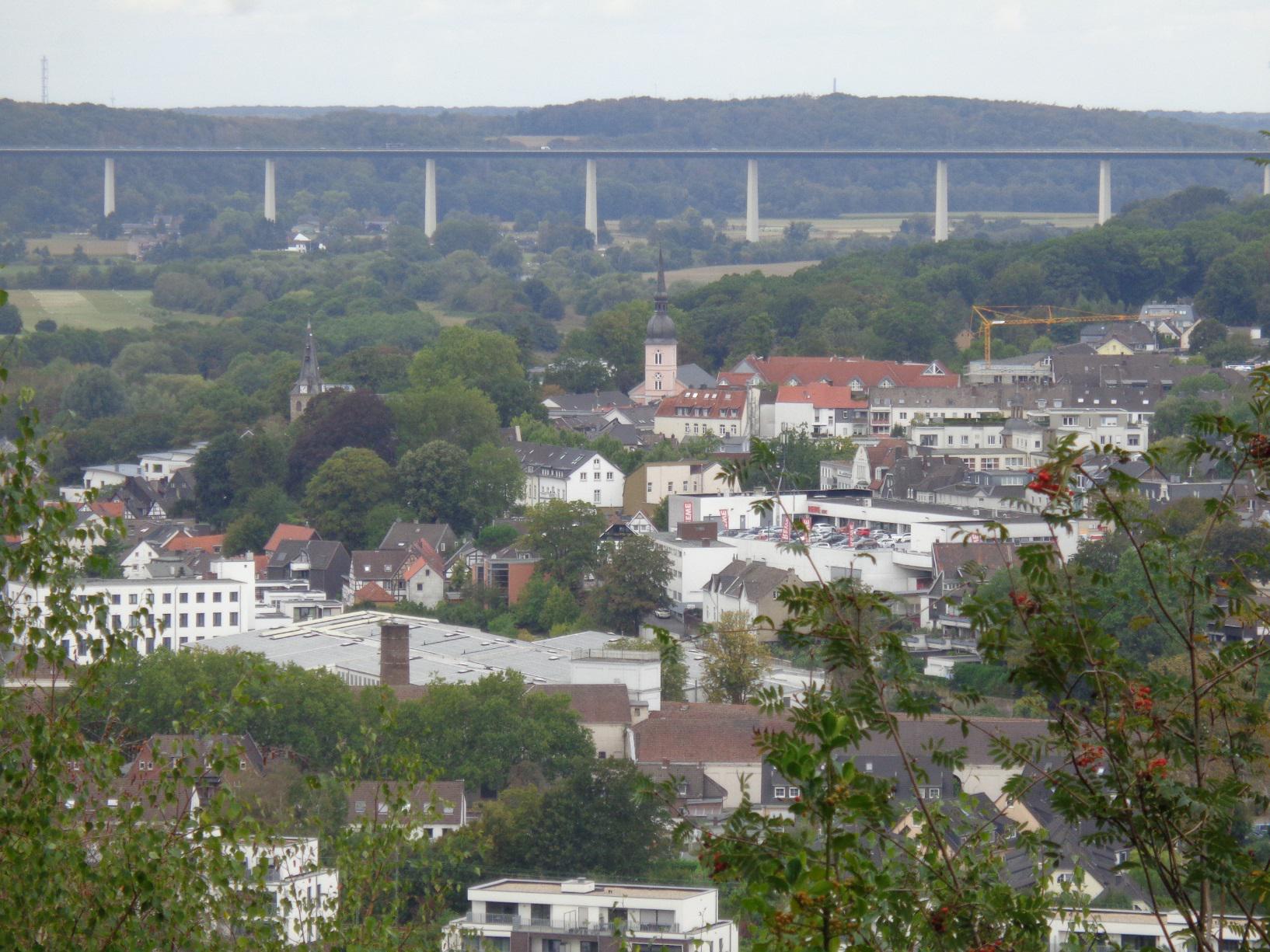 Ruhrtalbrücke - Blick von Kettwig