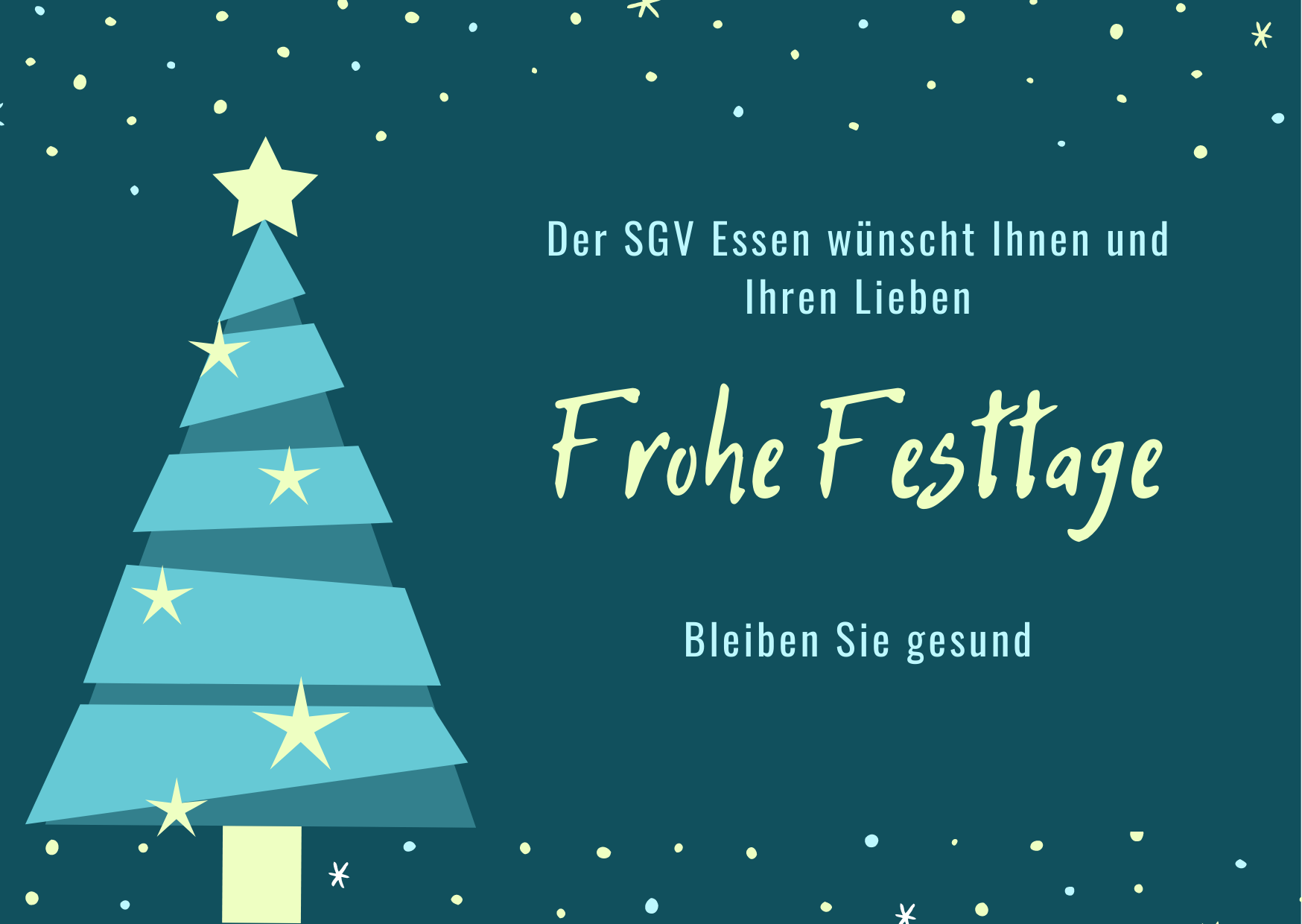 Read more about the article Der SGV Essen wünscht schöne Festtage und einen guten Rutsch ins neue Jahr