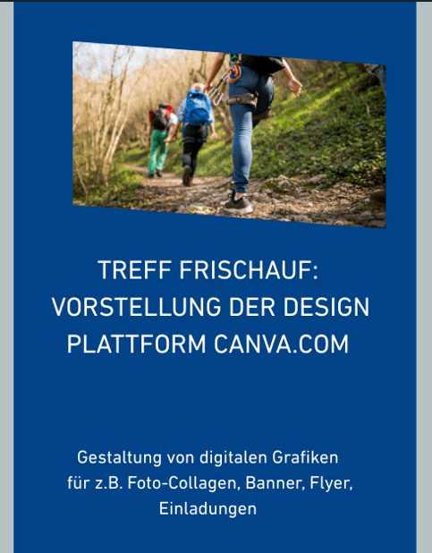 Treff Frischauf – Vorstellung der Design Plattform Canva.com – 12.01.2026